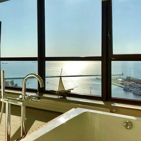 Sea Towers Penthouse 28-29 Two-floors Sea View Panoramic Terrace 110m2 !!! Jacuzzi شقة *