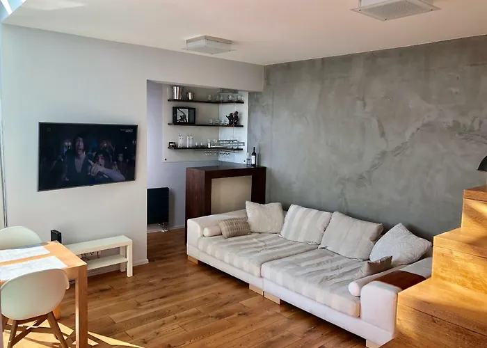 Sea Towers Penthouse 28-29 Two-floors Sea View Panoramic Terrace 110m2 !!! Jacuzzi Gdynia